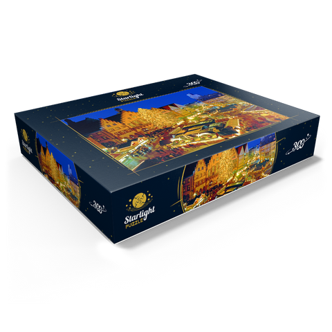 Christmas market on the Römerberg, Frankfurt am Main 300 Jigsaw Puzzle box view1