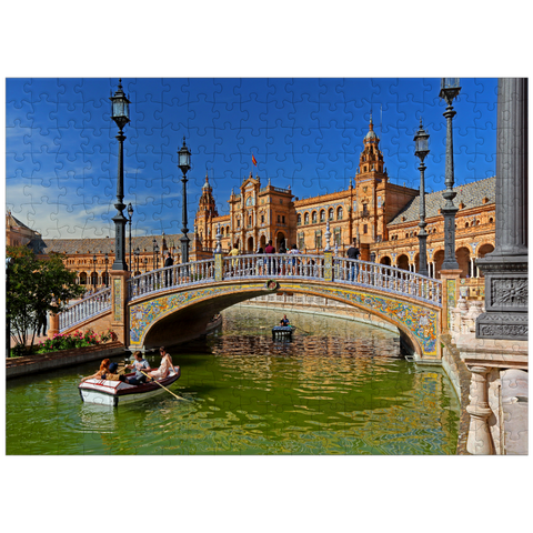 puzzleplate Plaza de Espana, Seville, Andalusia, Spain 300 Jigsaw Puzzle