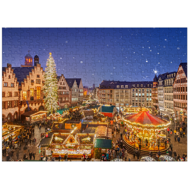 puzzleplate Frankfurt Christmas Market at Römerberg 300 Jigsaw Puzzle