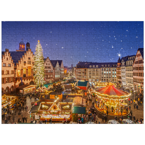 puzzleplate Frankfurt Christmas Market at Römerberg 300 Jigsaw Puzzle