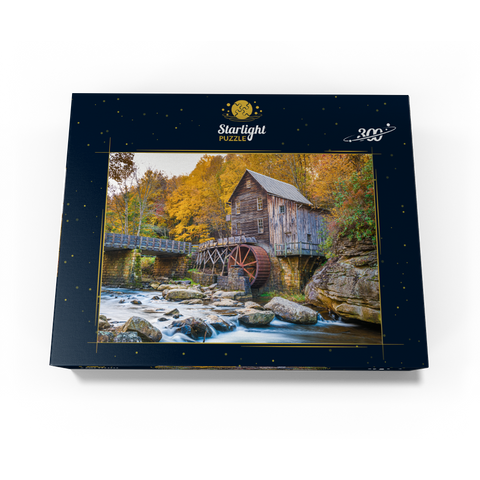 Babcock State Park, West Virginia, USA at Glade Creek Grist Mill during the fall season 300 Jigsaw Puzzle box view3