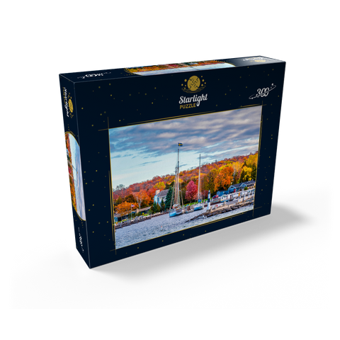 Sister Bay town harbor view in Door County Wisconsin 300 Jigsaw Puzzle box view2