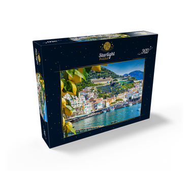 Panoramic view of beautiful Amalfi on hills leading down to the coast, Campania, Italy 300 Jigsaw Puzzle box view2