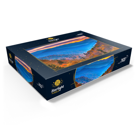 Smoky Mountains National Park, Tennessee, USA Autumn landscape at dawn 300 Jigsaw Puzzle box view1