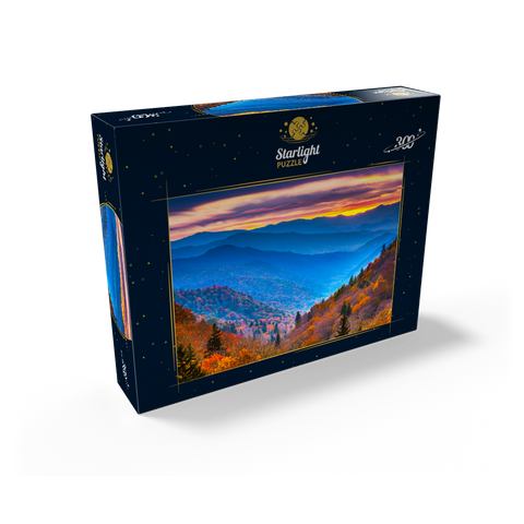Smoky Mountains National Park, Tennessee, USA Autumn landscape at dawn 300 Jigsaw Puzzle box view2