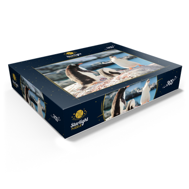 Strongster Gentoo Penguin Cute Funny Baby Chick Mama Penguins Colony Cold Wild Life Creatures Antarctica 300 Jigsaw Puzzle box view1