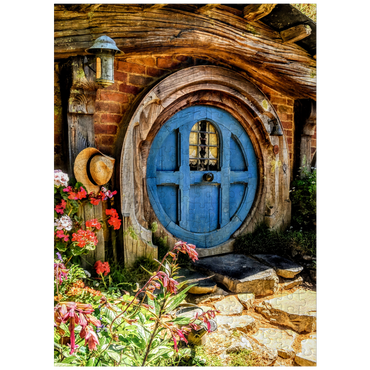 puzzleplate Hobbit House in Hobbiton, New Zealand 300 Jigsaw Puzzle