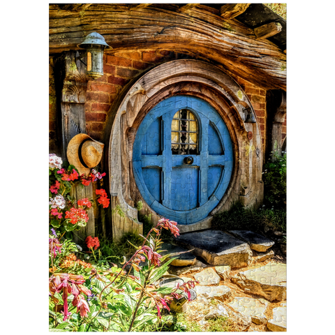 puzzleplate Hobbit House in Hobbiton, New Zealand 300 Jigsaw Puzzle