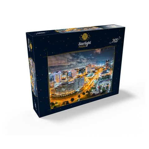 Norfolk Virginia at night 300 Jigsaw Puzzle box view2