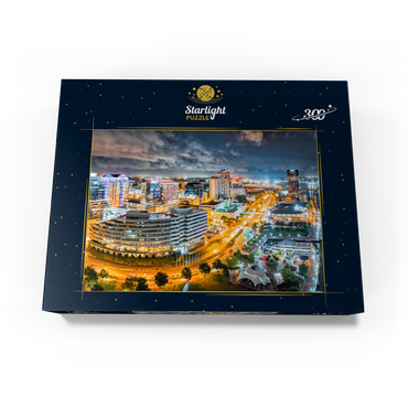 Norfolk Virginia at night 300 Jigsaw Puzzle box view3