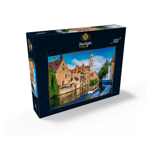Historical city center with canal in Bruges, West Flanders, Belgium 300 Jigsaw Puzzle box view2