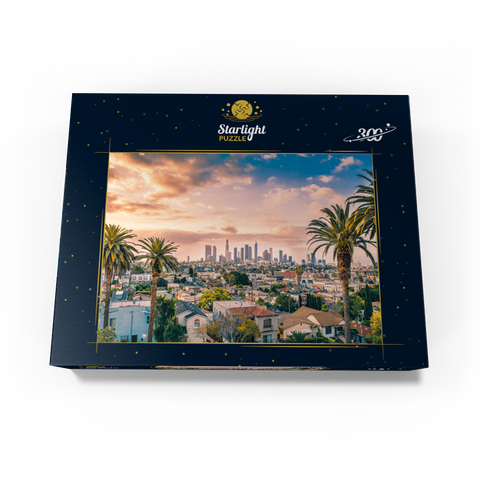 Beautiful sunset in downtown Los Angeles 300 Jigsaw Puzzle box view3