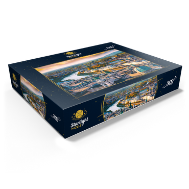 Salzburg with Salzach river, Salzburger Land, Austria 300 Jigsaw Puzzle box view1