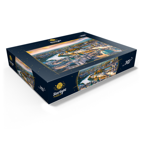 Salzburg with Salzach river, Salzburger Land, Austria 300 Jigsaw Puzzle box view1