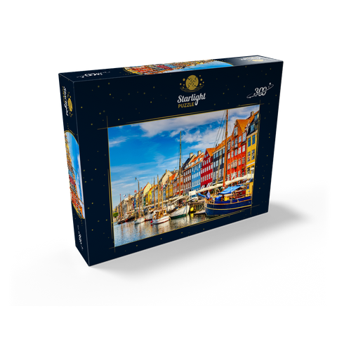 Nyhavn Harbor in the center of Copenhagen, Denmark 300 Jigsaw Puzzle box view2