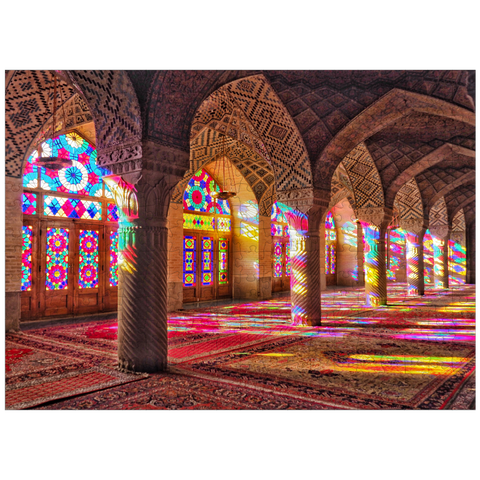 puzzleplate Nasir al-Mulk Mosque in Shiraz, Iran 300 Jigsaw Puzzle