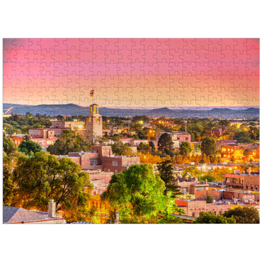 puzzleplate Downtown Skyline of Santa Fe, New Mexico, USA 300 Jigsaw Puzzle