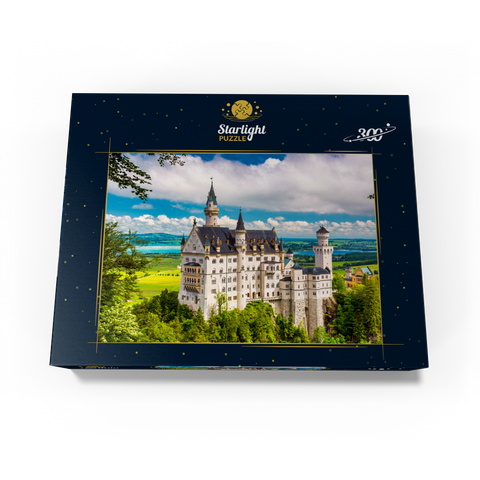 Neuschwanstein Castle on a summer day in Germany 300 Jigsaw Puzzle box view3