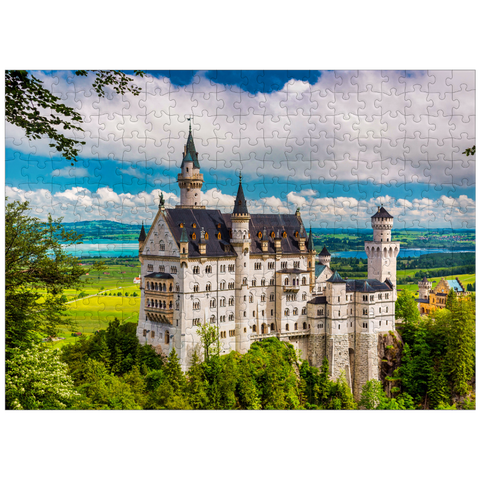 puzzleplate Neuschwanstein Castle on a summer day in Germany 300 Jigsaw Puzzle