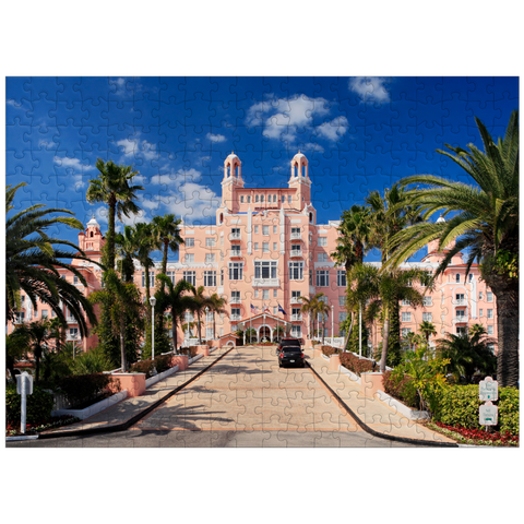 puzzleplate Hotel Don Cesar Beach Resort at St. Pete Beach in St. Petersburg, Florida 300 Jigsaw Puzzle