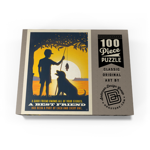 Best Friends, Vintage Poster 100 Jigsaw Puzzle box view3
