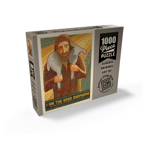 Jesus: The Good Shepherd, Vintage Poster 1000 Jigsaw Puzzle box view2
