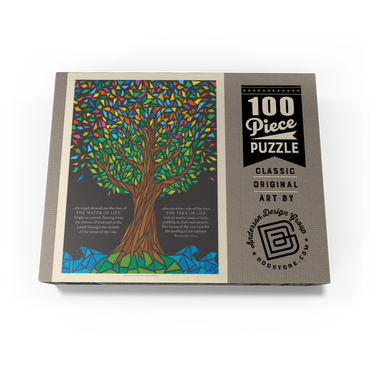 Tree Of Life, Vintage Poster 100 Jigsaw Puzzle box view3