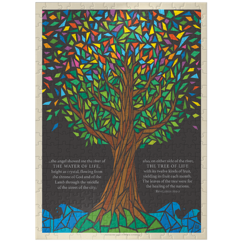 puzzleplate Tree Of Life, Vintage Poster 300 Jigsaw Puzzle