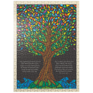 puzzleplate Tree Of Life, Vintage Poster 500 Jigsaw Puzzle