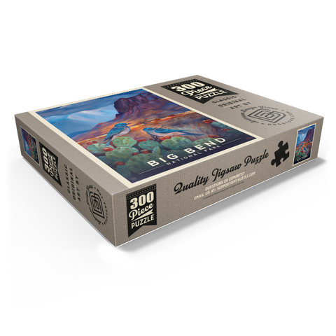 Big Bend National Park: Birds, Vintage Poster 300 Jigsaw Puzzle box view1