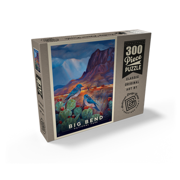 Big Bend National Park: Birds, Vintage Poster 300 Jigsaw Puzzle box view2