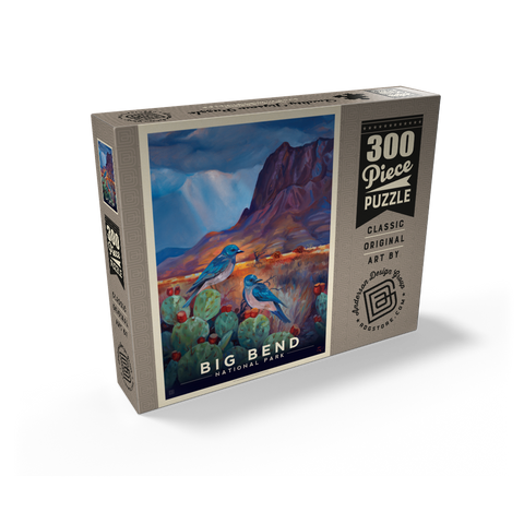 Big Bend National Park: Birds, Vintage Poster 300 Jigsaw Puzzle box view2