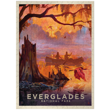 puzzleplate Everglades National Park: Silent Splendor, Vintage Poster 300 Jigsaw Puzzle