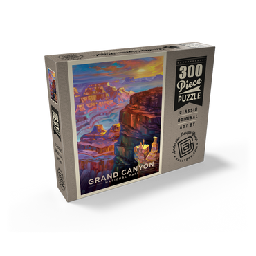 Grand Canyon National Park: Sunset, Vintage Poster 300 Jigsaw Puzzle box view2