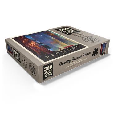 Redwood National Park: Among the Giants, Vintage Poster 300 Jigsaw Puzzle box view1