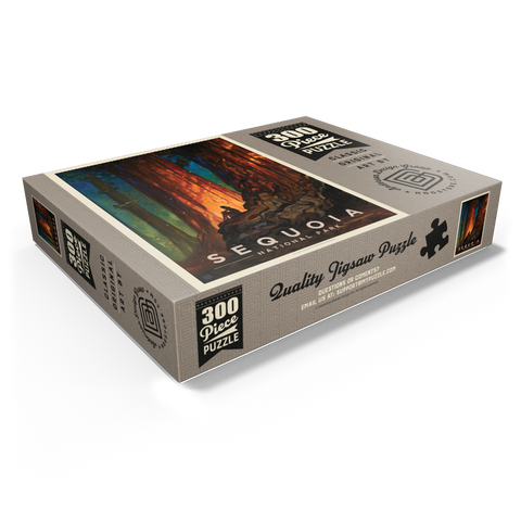 Sequoia National Park: Nature's Cathedral, Vintage Poster 300 Jigsaw Puzzle box view1
