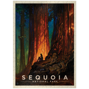 puzzleplate Sequoia National Park: Nature's Cathedral, Vintage Poster 300 Jigsaw Puzzle