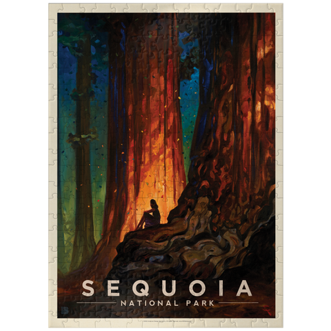 puzzleplate Sequoia National Park: Nature's Cathedral, Vintage Poster 300 Jigsaw Puzzle