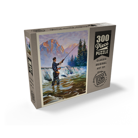 Classic Sportsman: Fly Fishing, Vintage Poster 300 Jigsaw Puzzle box view2