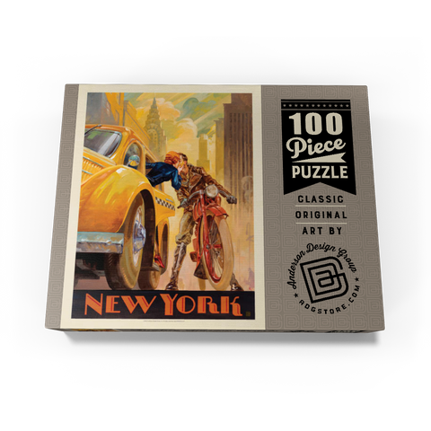 New York Minute, Vintage Poster 100 Jigsaw Puzzle box view3