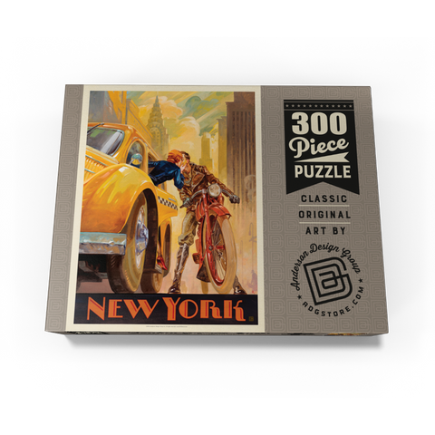 New York Minute, Vintage Poster 300 Jigsaw Puzzle box view3