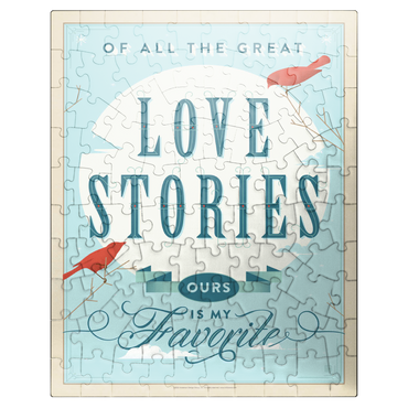 puzzleplate My Favorite Love Story, Vintage Poster 100 Jigsaw Puzzle