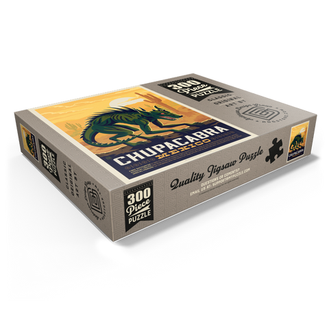 Mythical Creatures: Chupacabra, Vintage Poster 300 Jigsaw Puzzle box view1