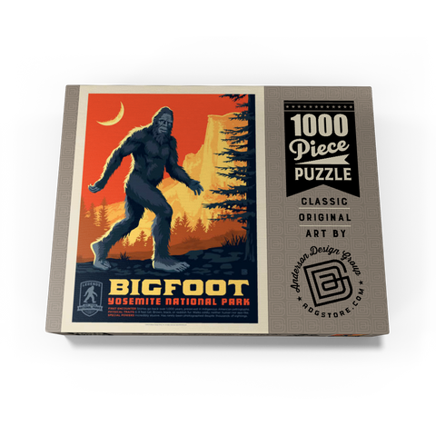 Legends Of The National Parks: Yosemite's Bigfoot, Vintage Poster 1000 Jigsaw Puzzle box view3