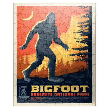 puzzleplate Legends Of The National Parks: Yosemite's Bigfoot, Vintage Poster 100 Jigsaw Puzzle