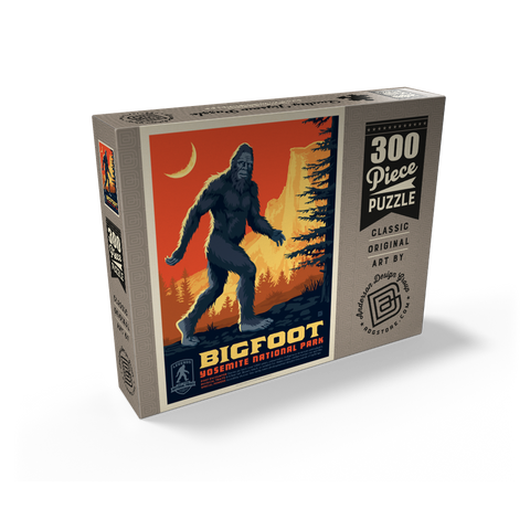 Legends Of The National Parks: Yosemite's Bigfoot, Vintage Poster 300 Jigsaw Puzzle box view2