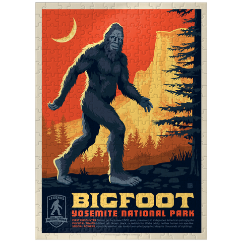 puzzleplate Legends Of The National Parks: Yosemite's Bigfoot, Vintage Poster 300 Jigsaw Puzzle