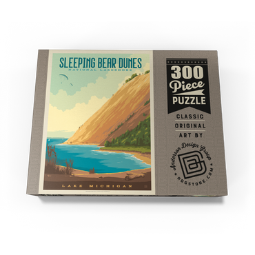 Sleeping Bear Dunes National Lakeshore, Vintage Poster 300 Jigsaw Puzzle box view3