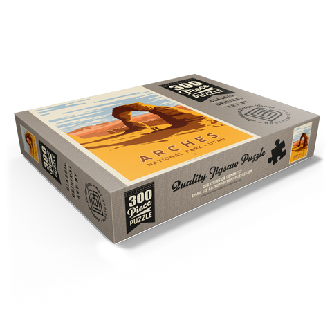 Arches National Park: Delicate Arch, Vintage Poster 300 Jigsaw Puzzle box view1
