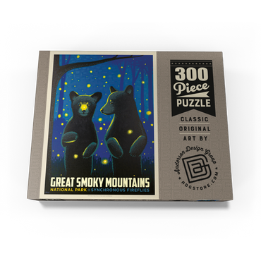 Great Smoky Mountains National Park: Firefly Cubs, Vintage Poster 300 Jigsaw Puzzle box view3